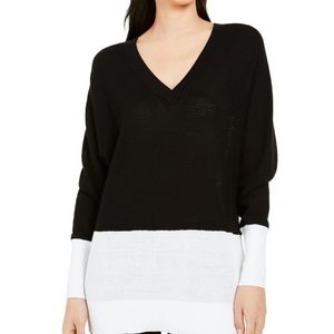 Michael Kors Cotton Colorblocked sweater